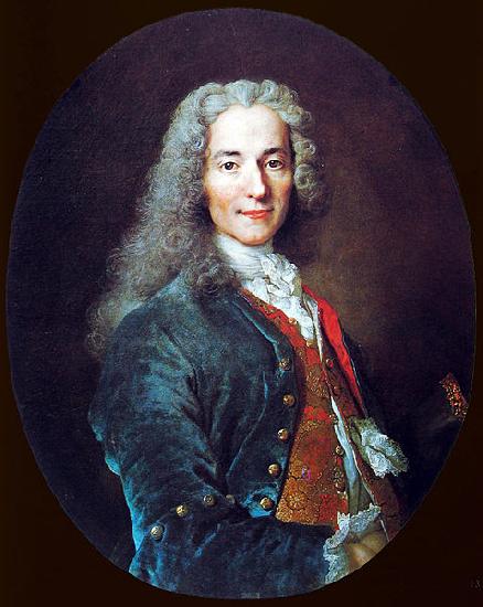 Nicolas de Largilliere Portrait de Francois-Marie Arouet, dit Voltaire